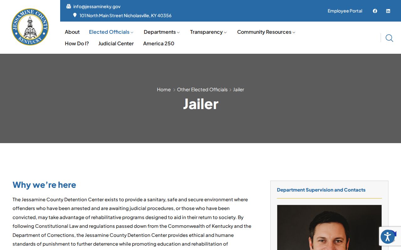 Jessamine County released mugshot records request source